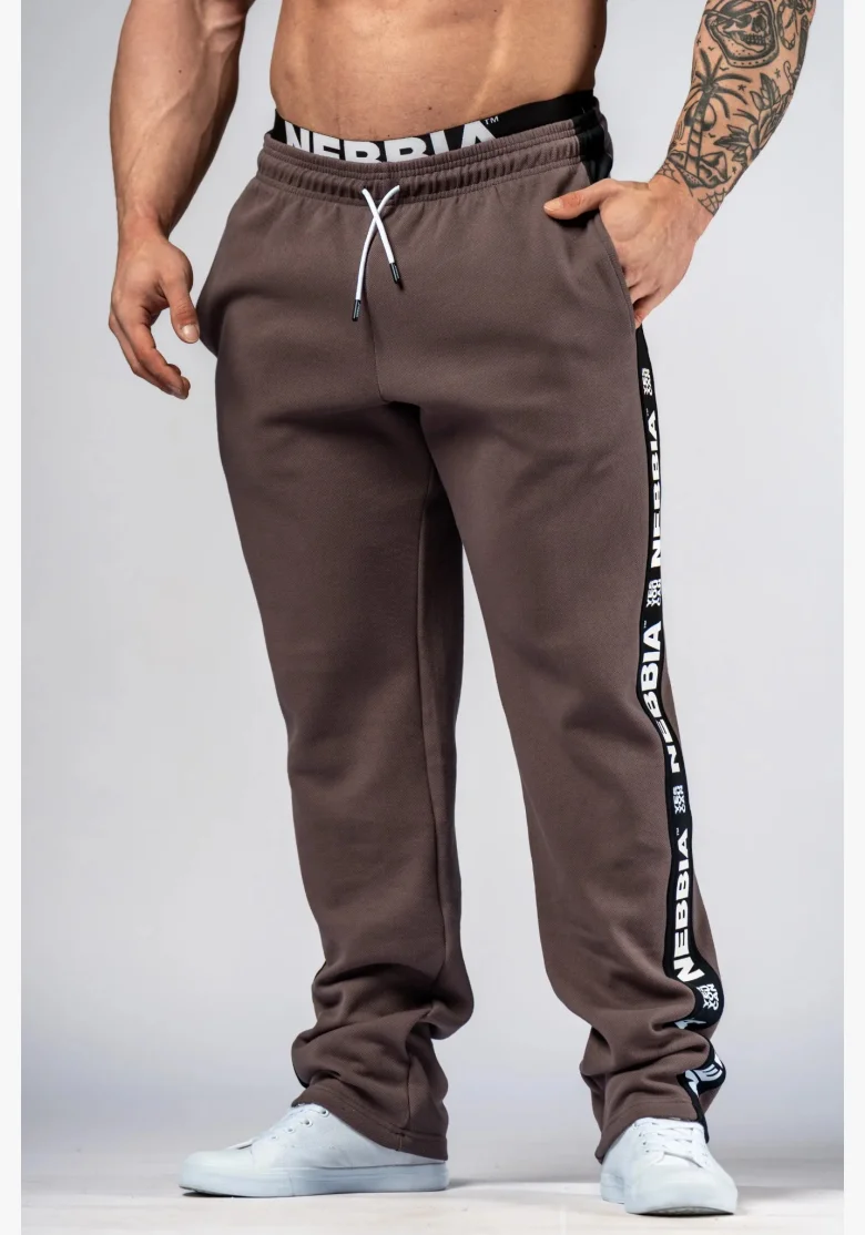 NEBBIA Sweatpants HERO brown