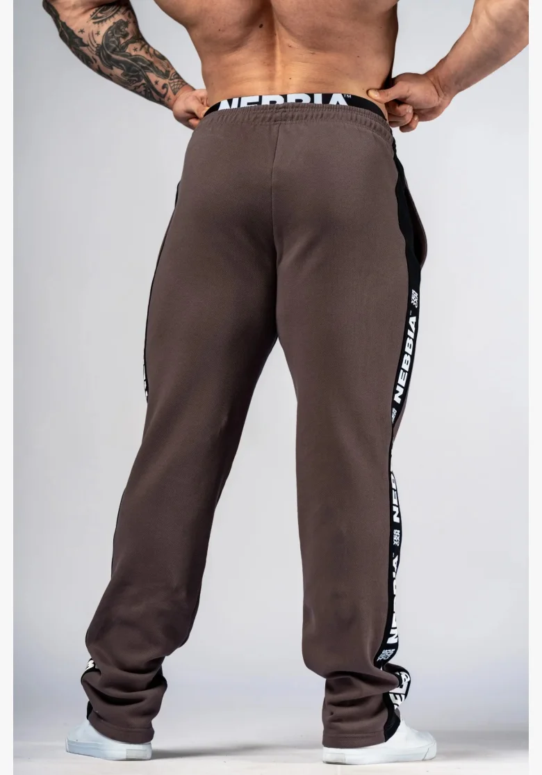 NEBBIA Sweatpants HERO brown