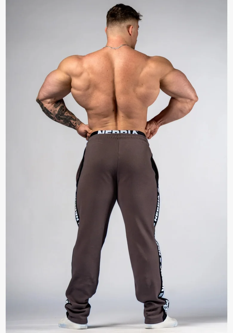 NEBBIA Sweatpants HERO brown