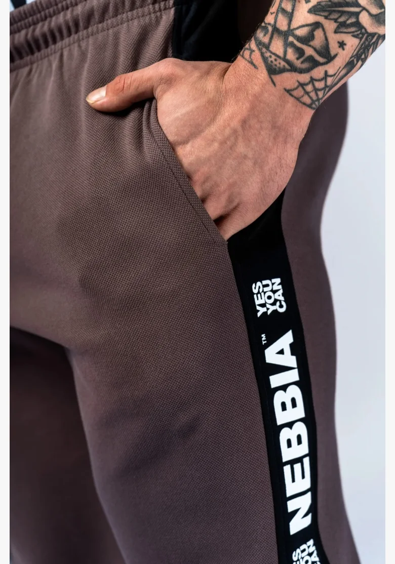 NEBBIA Sweatpants HERO brown
