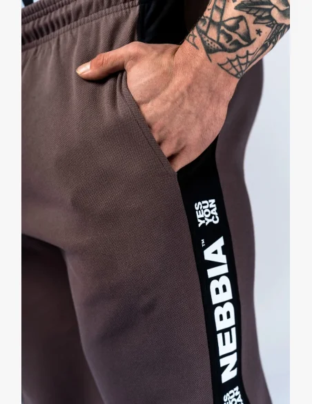 NEBBIA Sweatpants HERO brown
