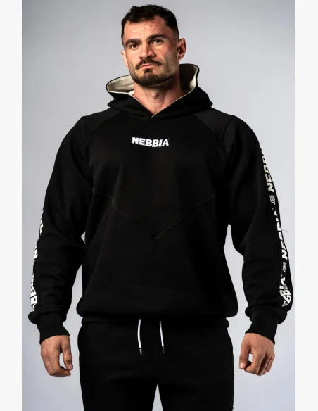 NEBBIA Hoodie HERO black