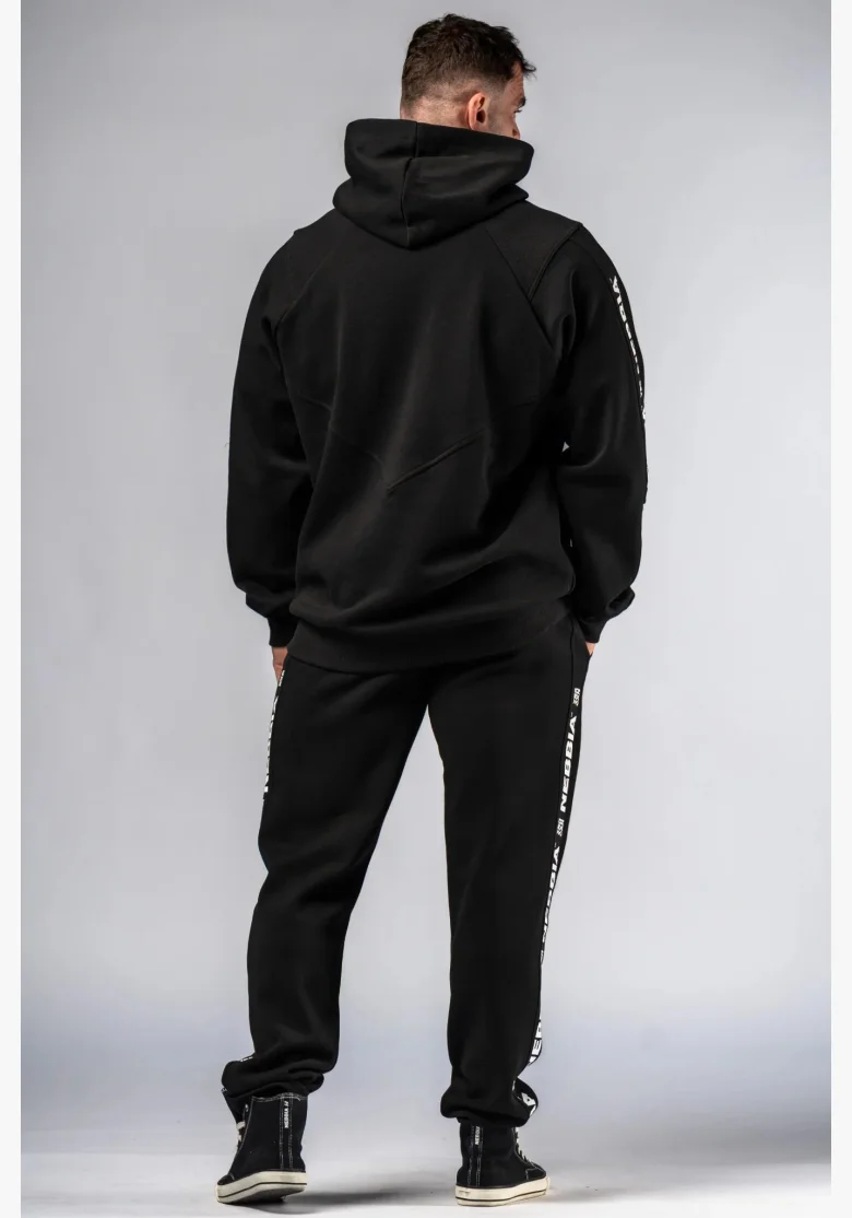 NEBBIA Hoodie HERO black