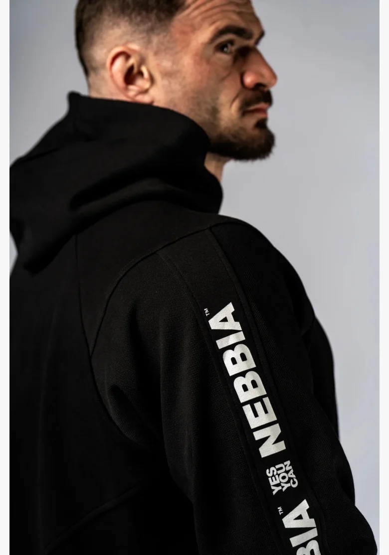NEBBIA Hoodie HERO black