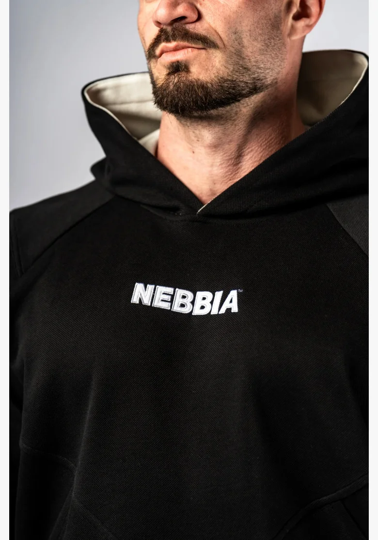 NEBBIA Hoodie HERO black