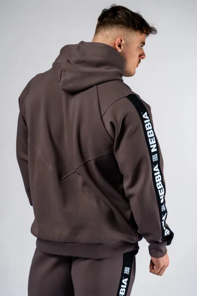 NEBBIA Hoodie HERO brown 2