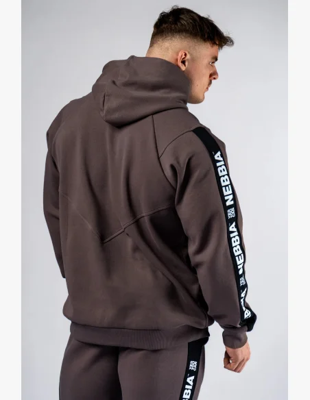 NEBBIA Hoodie HERO brown