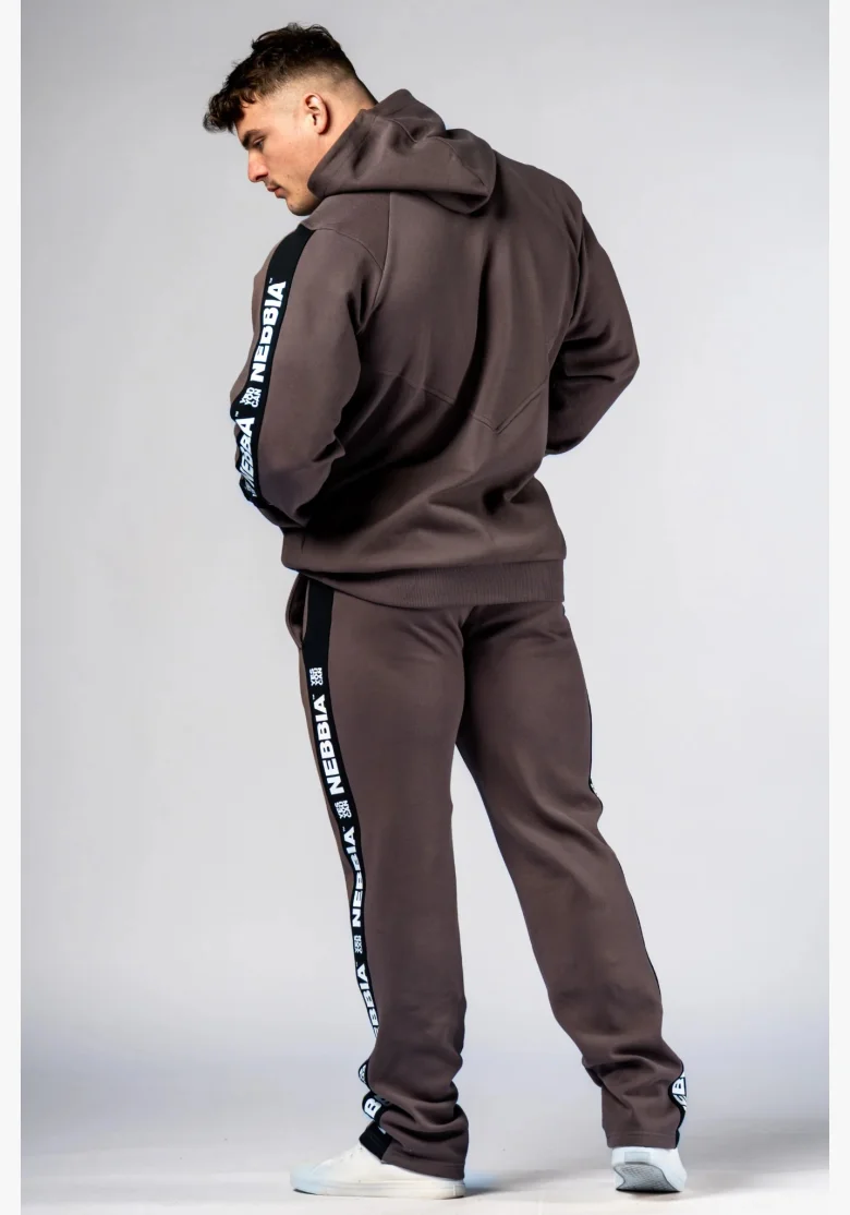 NEBBIA Hoodie HERO brown