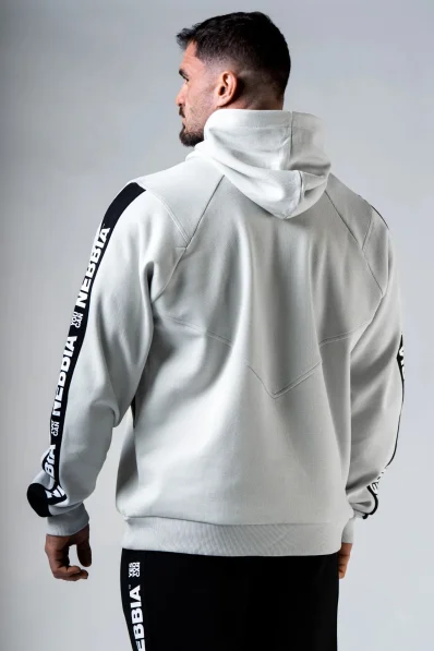 NEBBIA Hoodie HERO grey 2