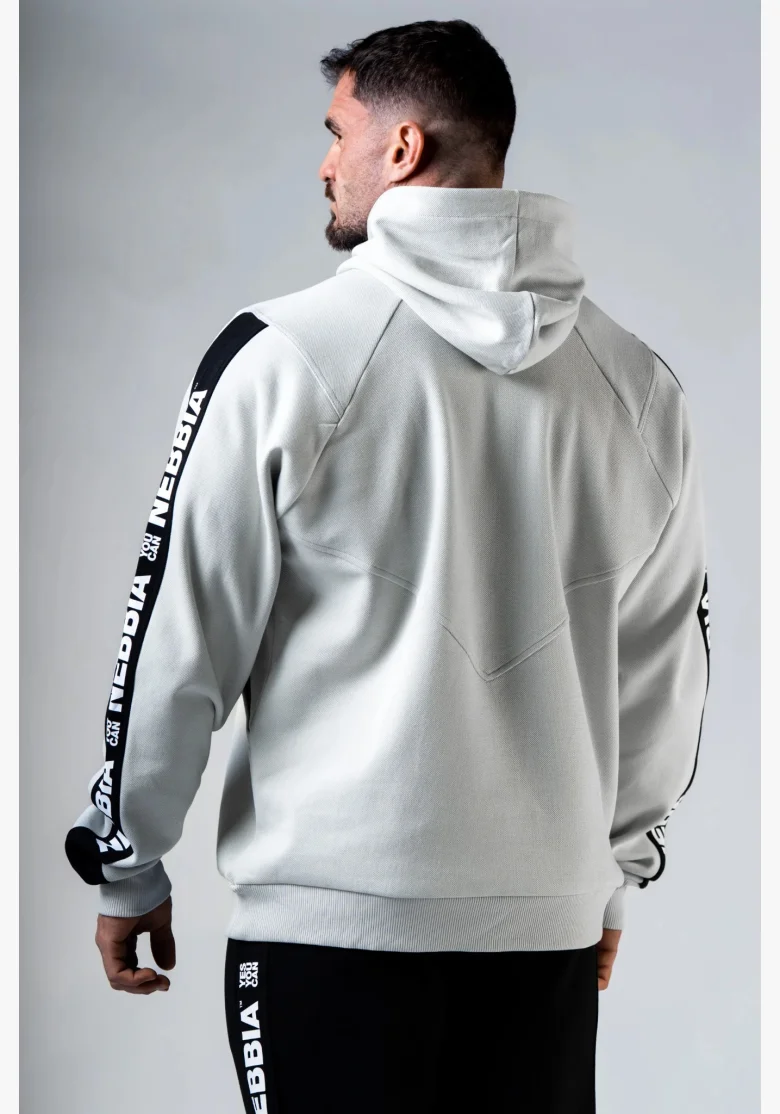 NEBBIA Hoodie HERO grey