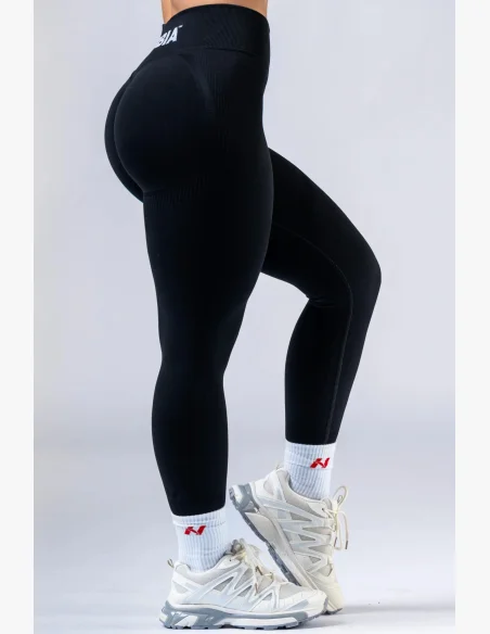 NEBBIA High-waist push-up leggings POWER black