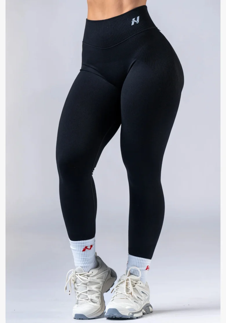 NEBBIA High-waist push-up leggings POWER black