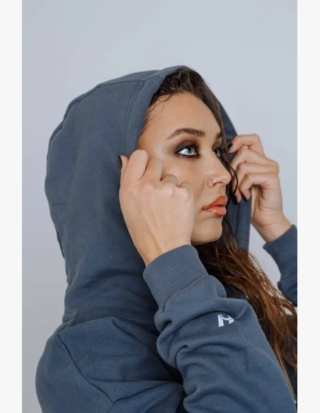 NEBBIA Zip-up Hoodie POWER gray