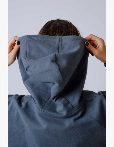 NEBBIA Zip-up Hoodie POWER gray