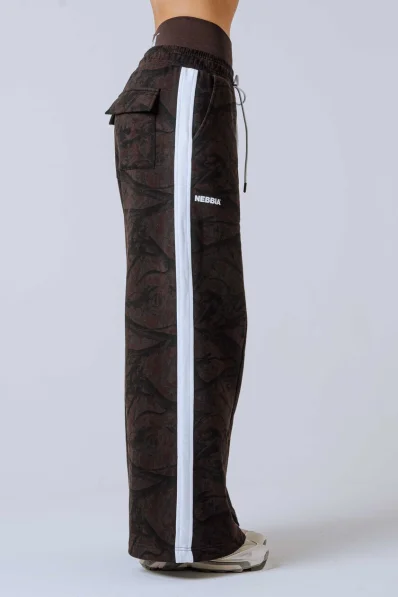 NEBBIA Oversized sweatpants POWER Camo dark 2
