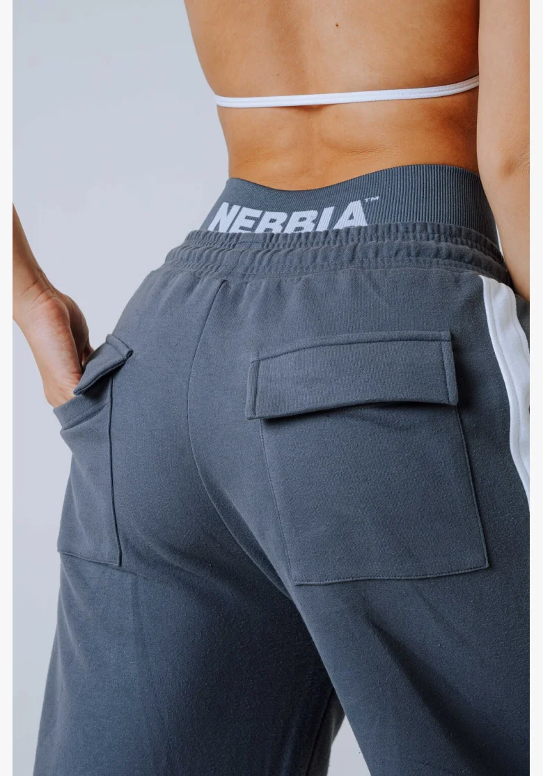 NEBBIA Oversized sweatpants POWER grey