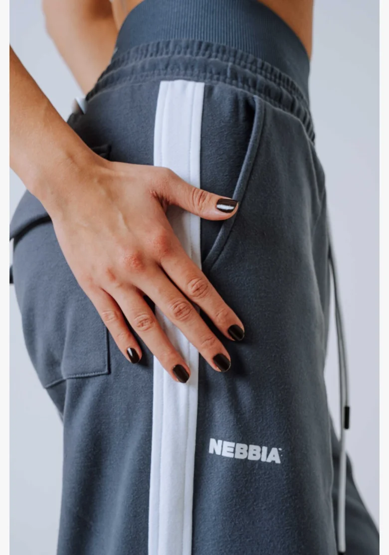 NEBBIA Oversized sweatpants POWER grey