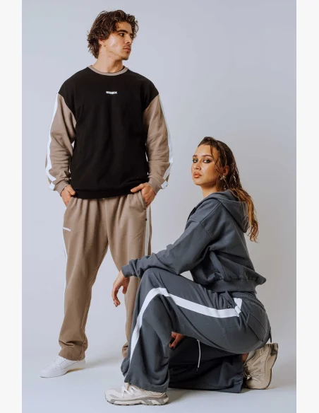 NEBBIA Oversized sweatpants POWER grey