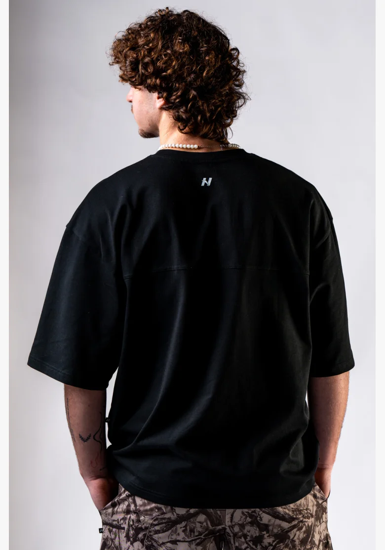 NEBBIA Oversized t-shirt POWER black