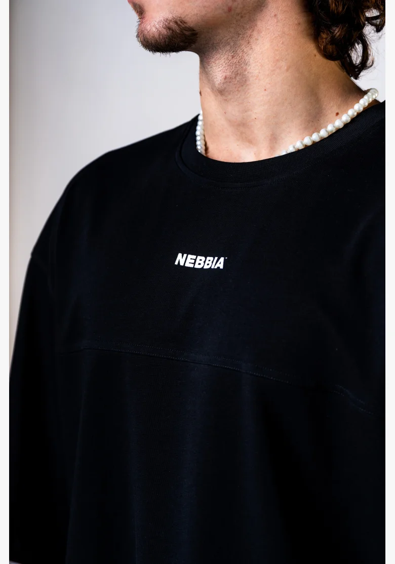 NEBBIA Oversized t-shirt POWER black