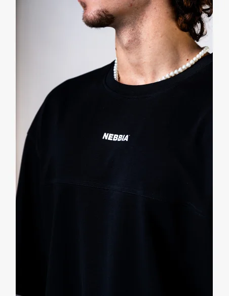 NEBBIA Oversized t-shirt POWER black