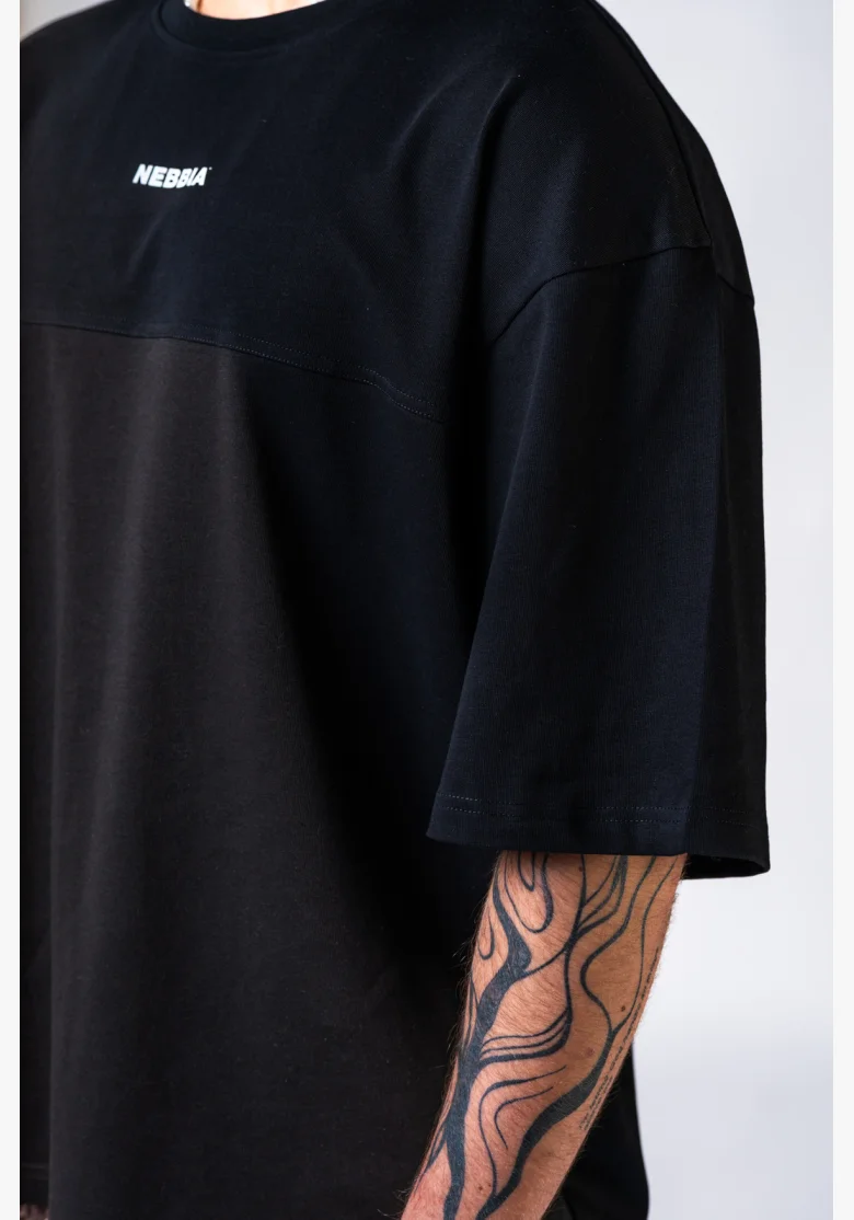 NEBBIA Oversized t-shirt POWER black