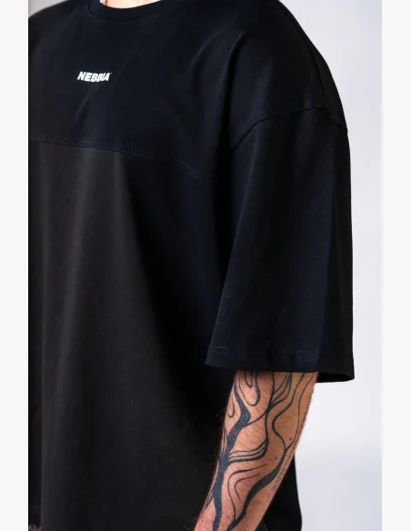 NEBBIA Oversized t-shirt POWER black