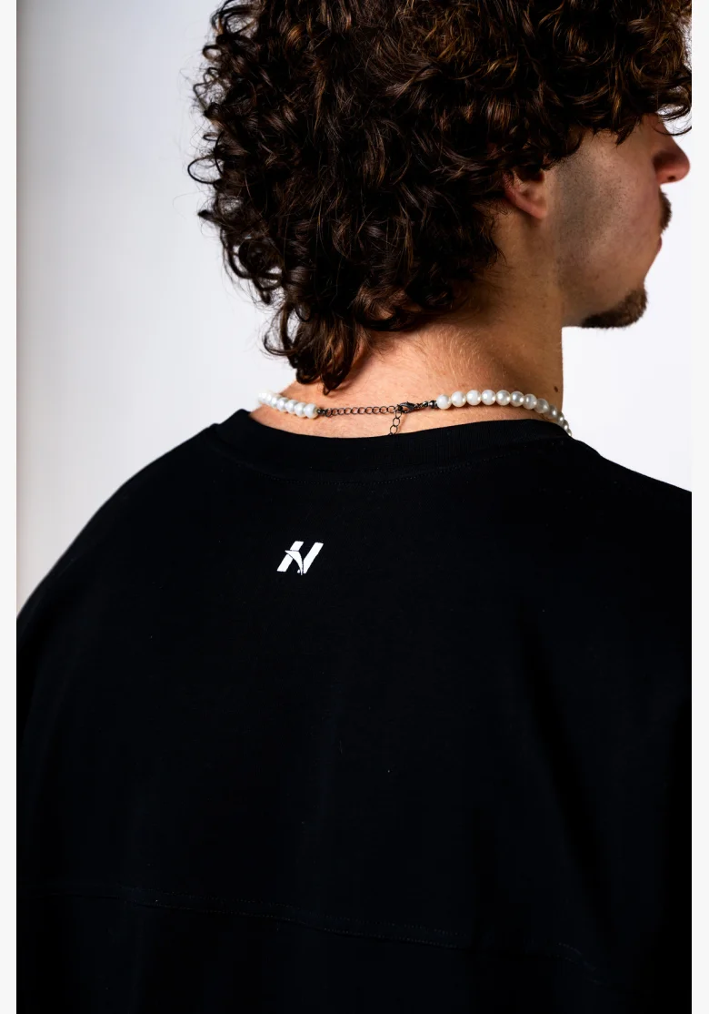 NEBBIA Oversized t-shirt POWER black