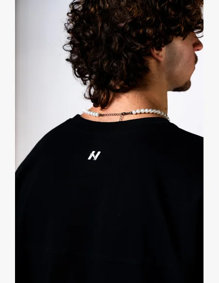 NEBBIA Oversized t-shirt POWER black