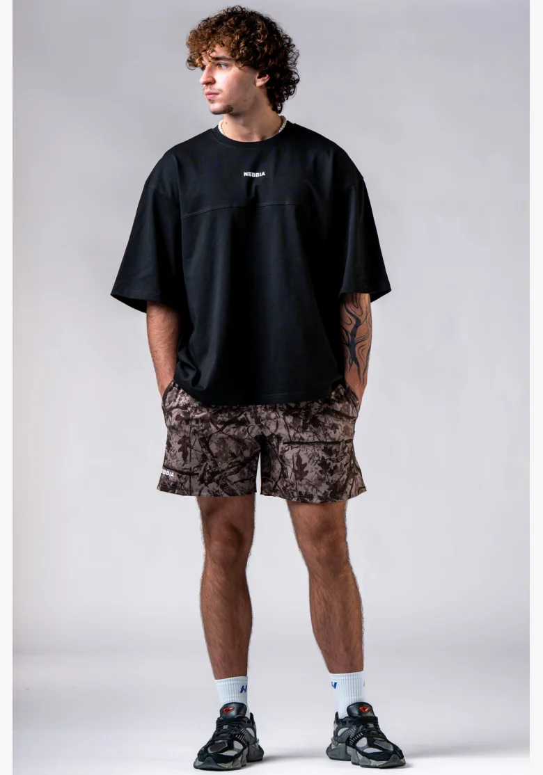 NEBBIA Oversized t-shirt POWER black