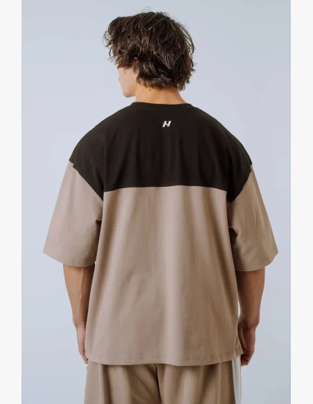 NEBBIA Oversized t-shirt POWER beige