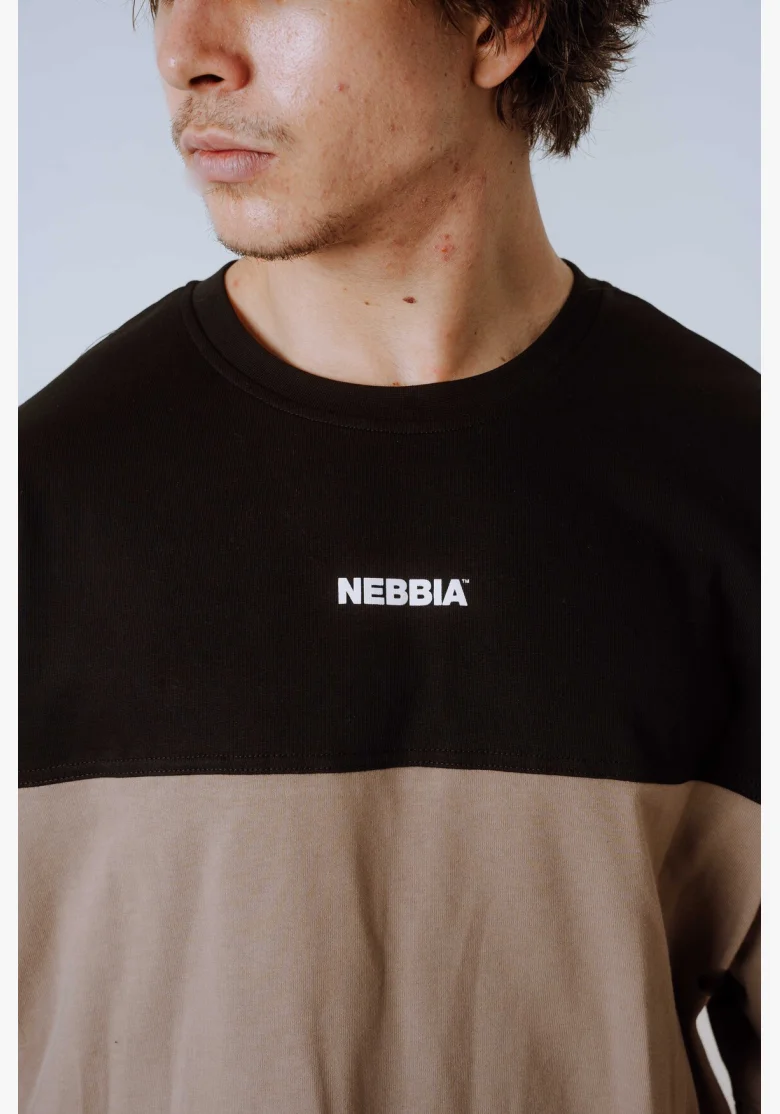 NEBBIA Oversized t-shirt POWER beige