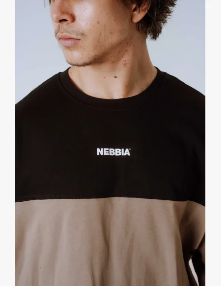 NEBBIA Oversized t-shirt POWER beige
