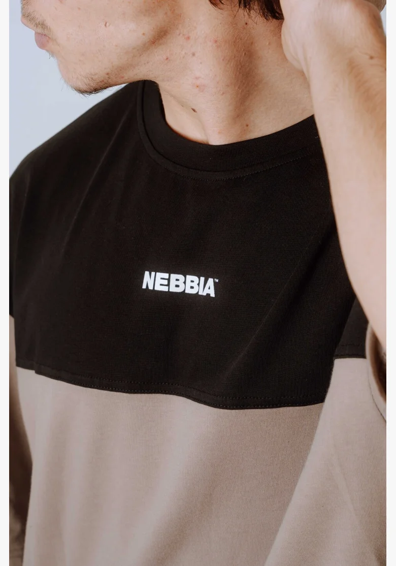 NEBBIA Oversized t-shirt POWER beige