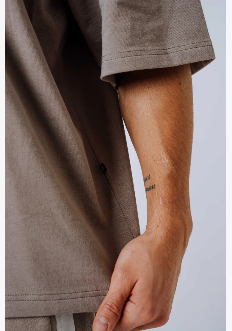 NEBBIA Oversized t-shirt POWER beige