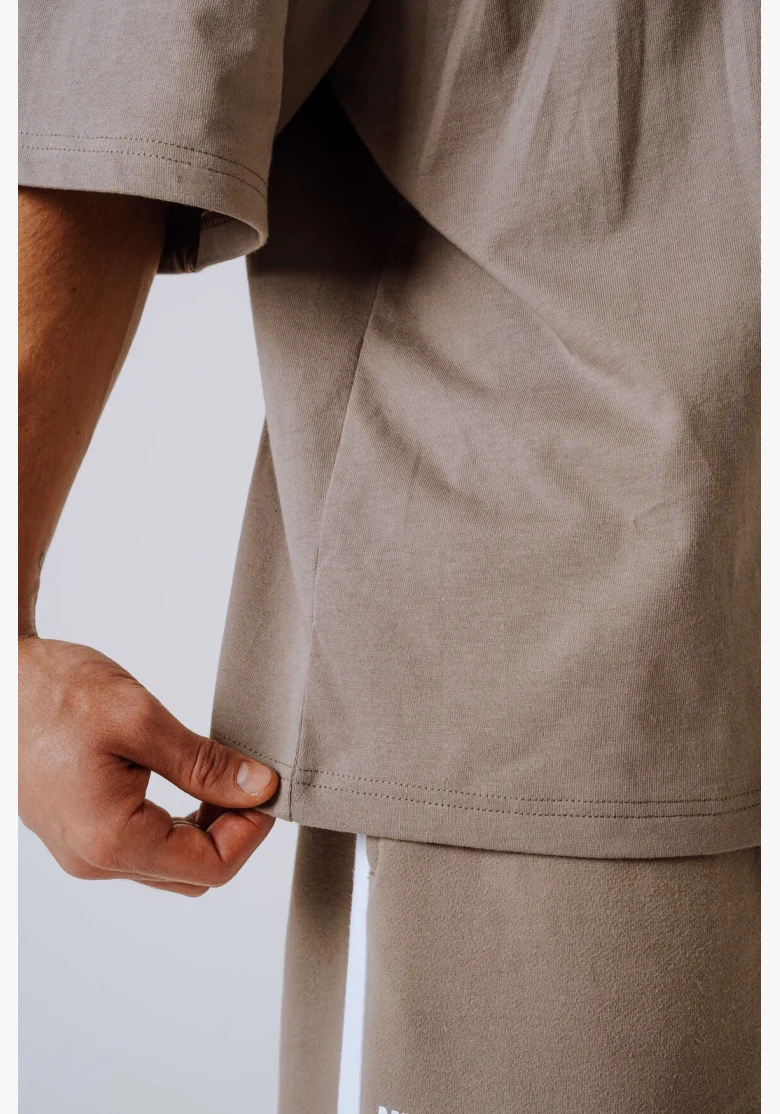 NEBBIA Oversized t-shirt POWER beige