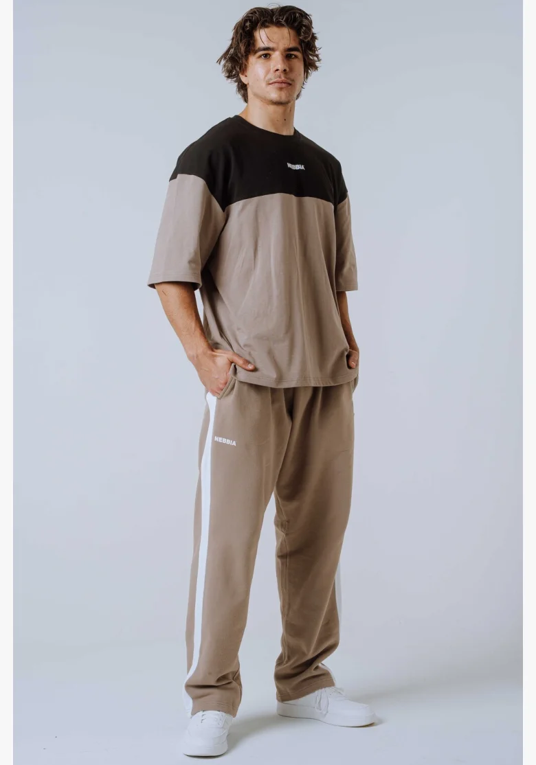 NEBBIA Oversized t-shirt POWER beige