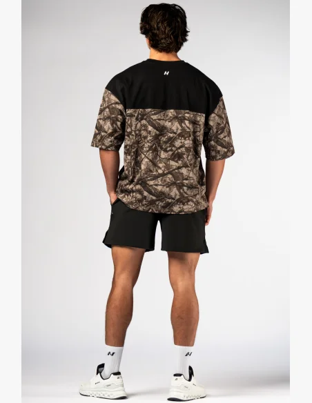 NEBBIA Oversized t-shirt POWER Camo pale