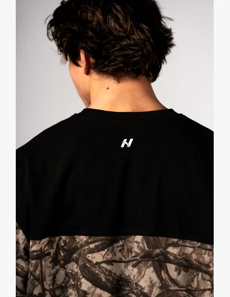 NEBBIA Oversized t-shirt POWER Camo pale