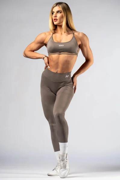 NEBBIA High-waist push-up leggings POWER beige