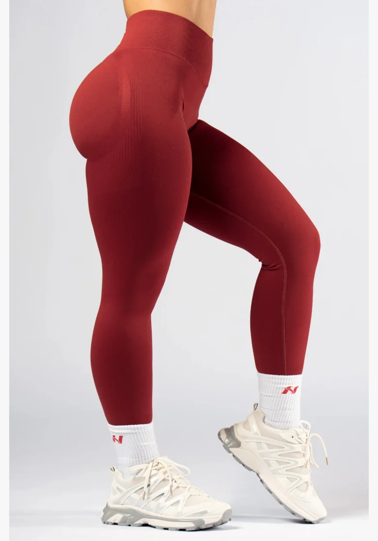 NEBBIA High-waist push-up leggings POWER red