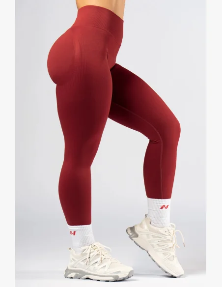 NEBBIA High-waist push-up leggings POWER red