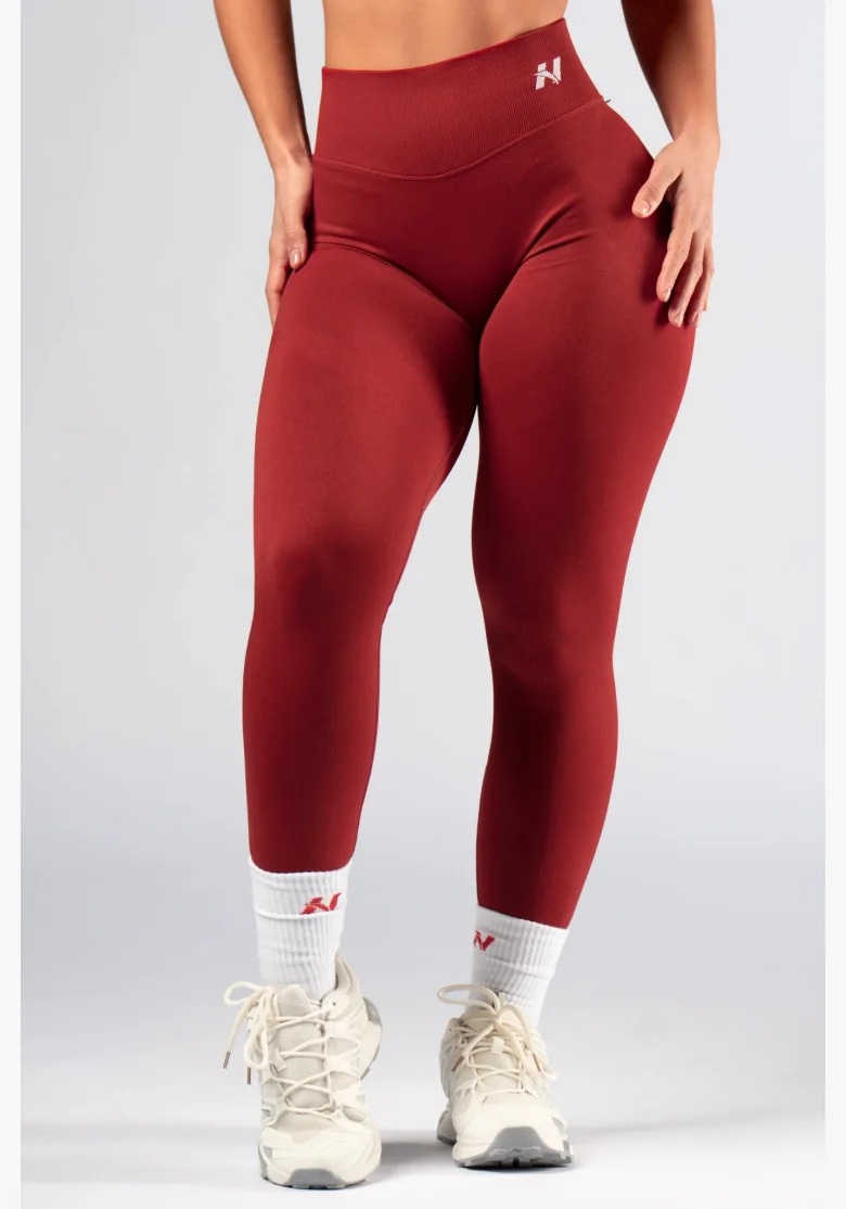 NEBBIA High-waist push-up leggings POWER red