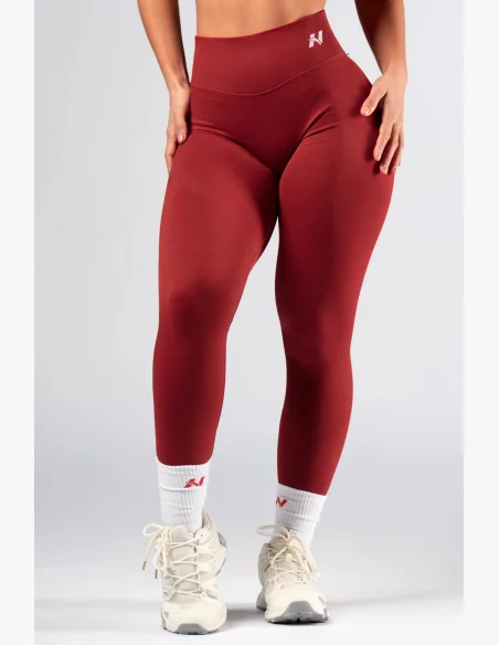 NEBBIA High-waist push-up leggings POWER red
