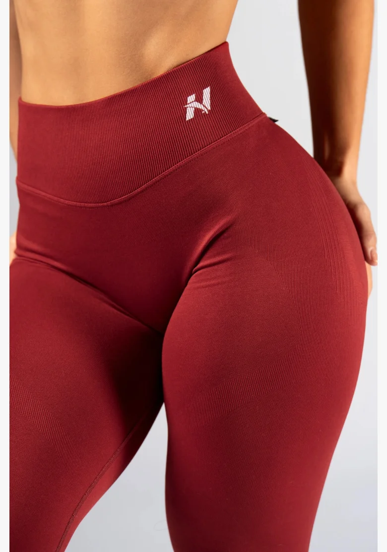 NEBBIA High-waist push-up leggings POWER red