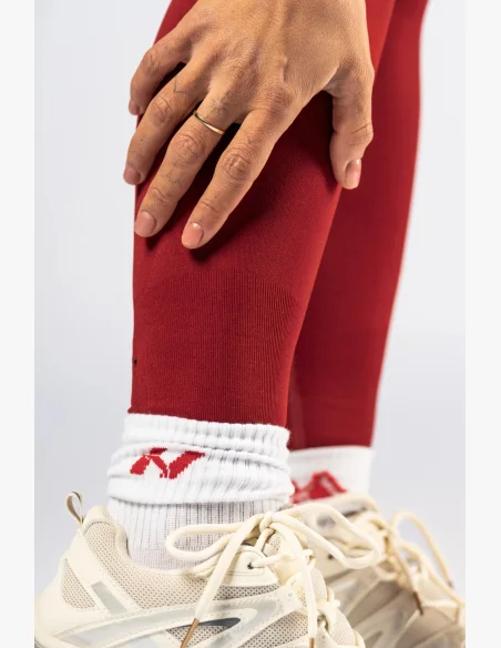NEBBIA High-waist push-up leggings POWER red