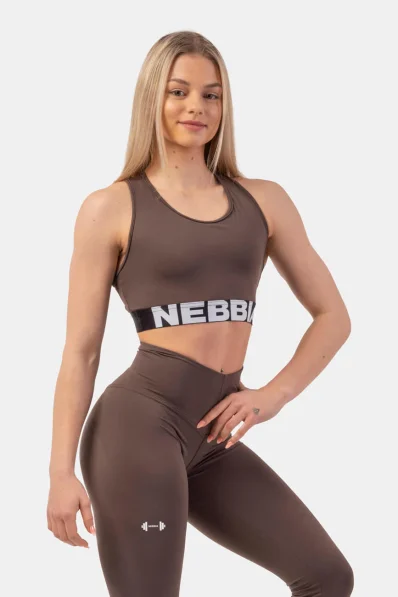 NEBBIA • Sports bra with Cross Back cut • NEBBIAshop.com