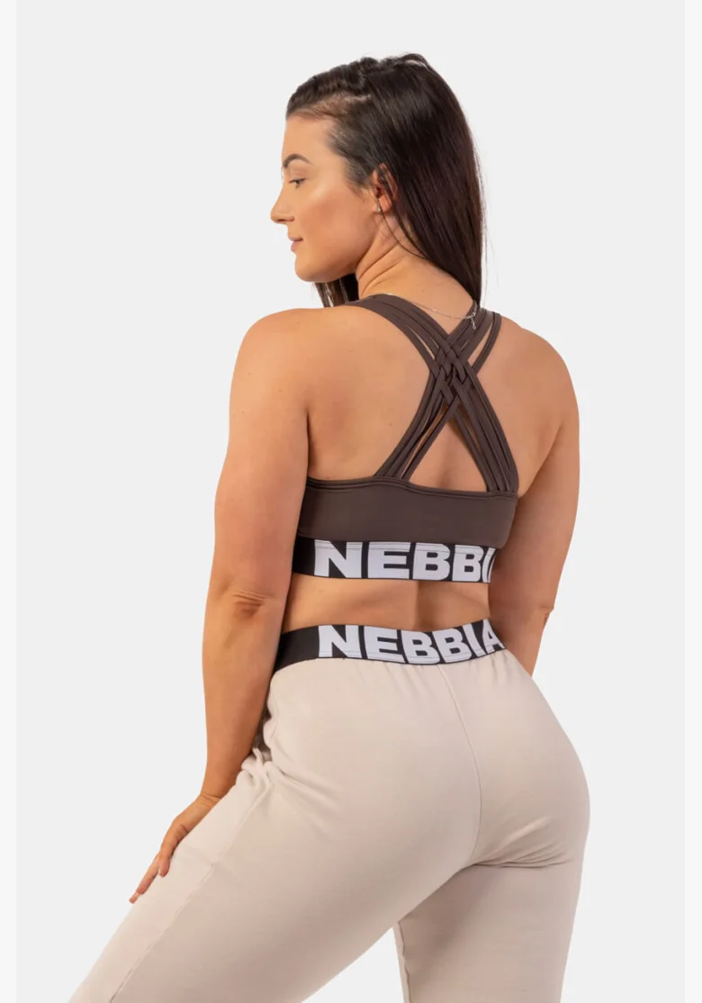 NEBBIA • Sports bra with Cross Back cut • NEBBIAshop.com