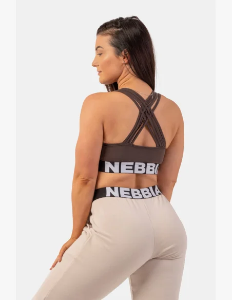 NEBBIA • Sports bra with Cross Back cut • NEBBIAshop.com