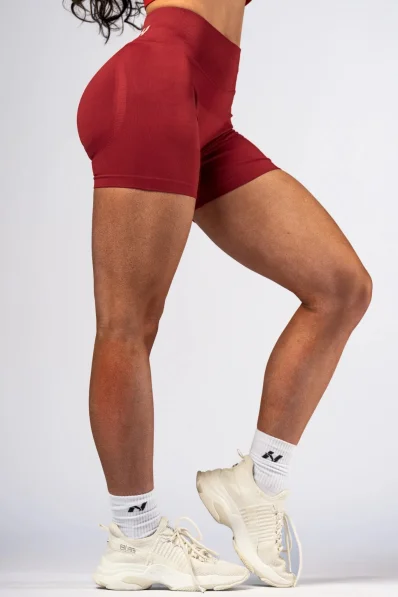 NEBBIA High-waist push-up shorts POWER red 2